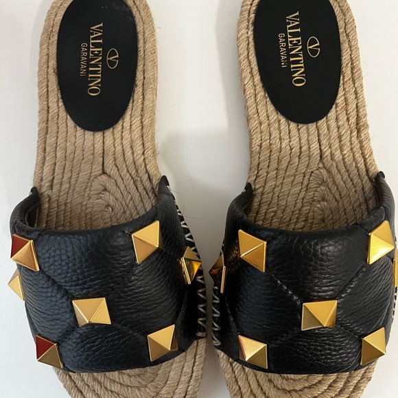 Valentino Garavani Rockstud Espadrilles Size 38 - Picture 2 of 5
